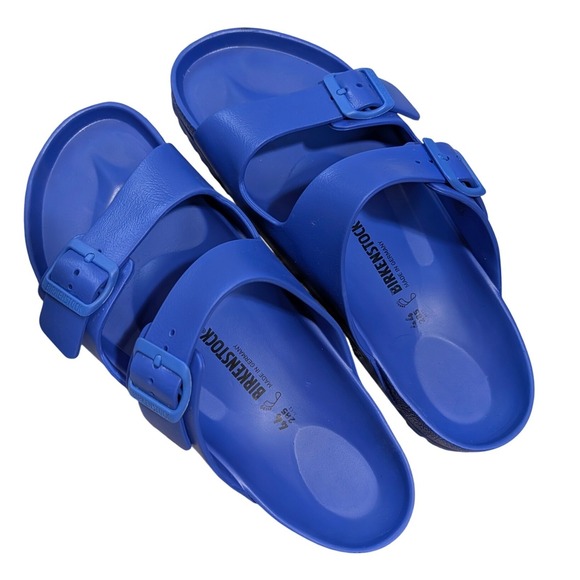 Birkenstock Arizona EVA Sandals Mens 11 Blue Waterproof Slides 44 Regular Wide main image 4